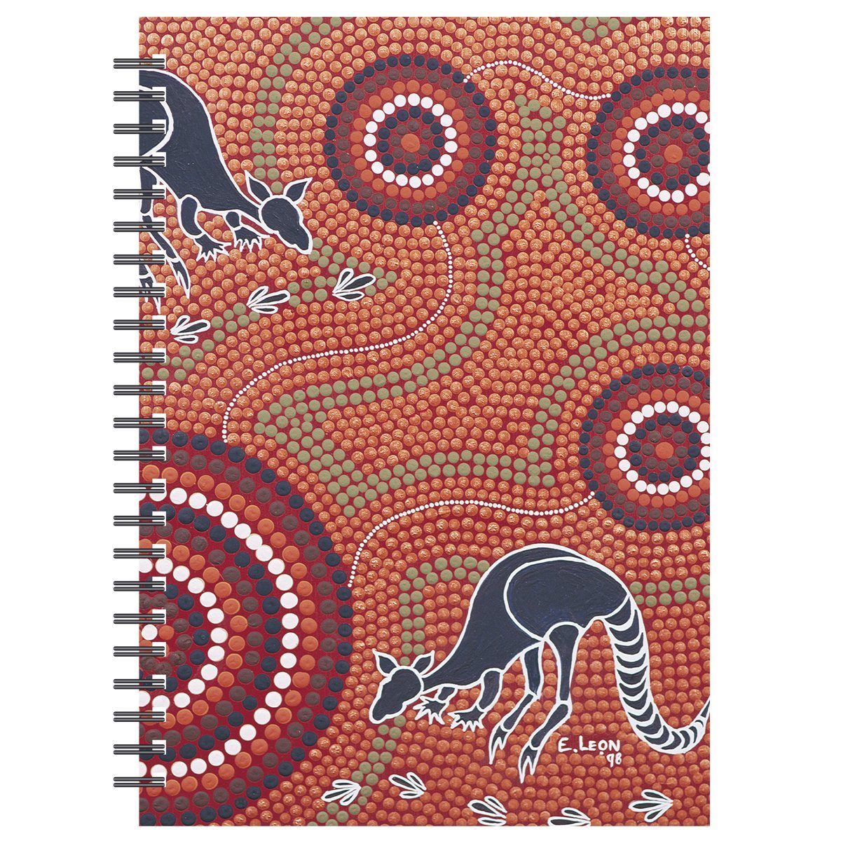 SPIRAL NOTEBOOK TOBWABBA KANGAROOS VISIT Brands