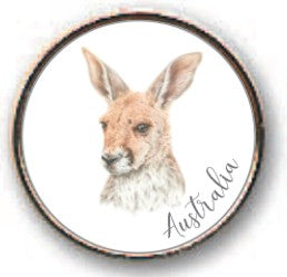 PIN 18MM Kangaroo KAREN BUCHAN