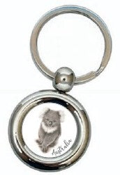 KEYRING WITH CREST Koala KAREN BUCHAN