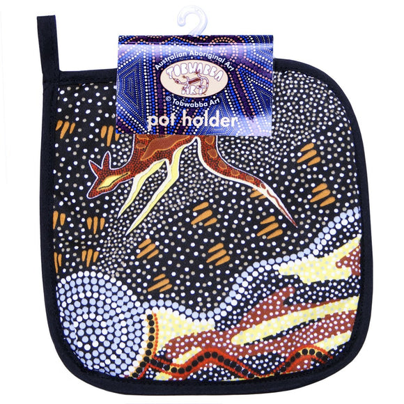 POT HOLDER COASTAL KOORIS by RONNIE POTTER, TOBWABBA