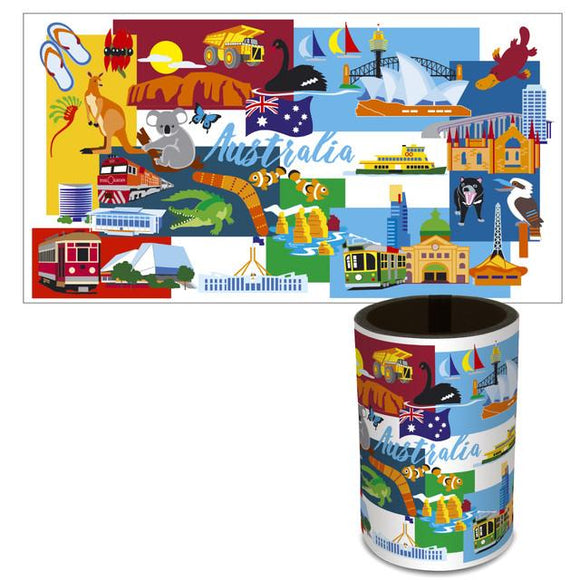 CAN COOLER AUSTRALIAN ICONS aus 2
