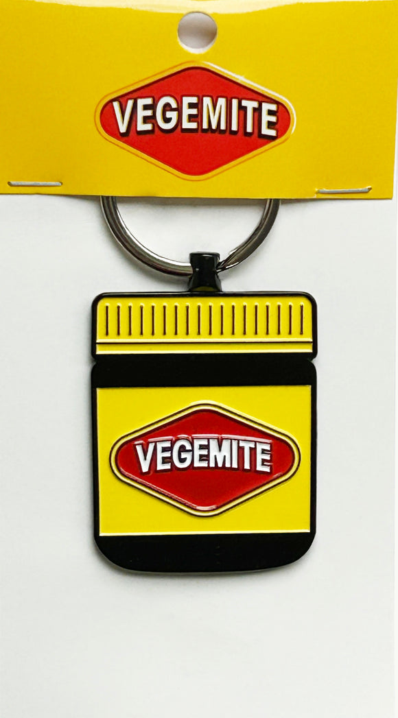KEYRING CHROME VEGEMITE JAR