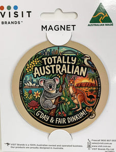 MAGNET FLEXI ROUND 80mm Totally Australian – VISIT Brands