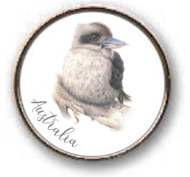 PIN 18MM Kookaburra KAREN BUCHAN