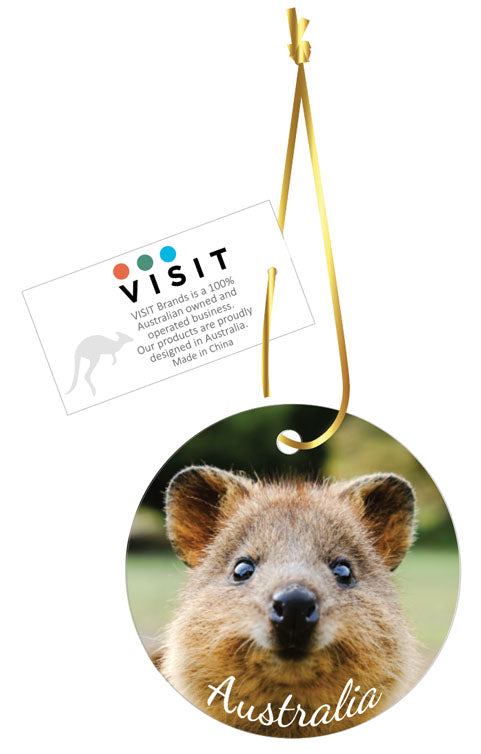 Ceramic Hanging Ornament Quokka Australia