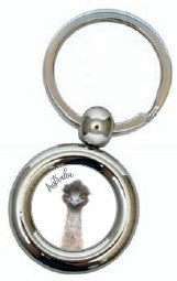 KEYRING WITH CREST Emu KAREN BUCHAN