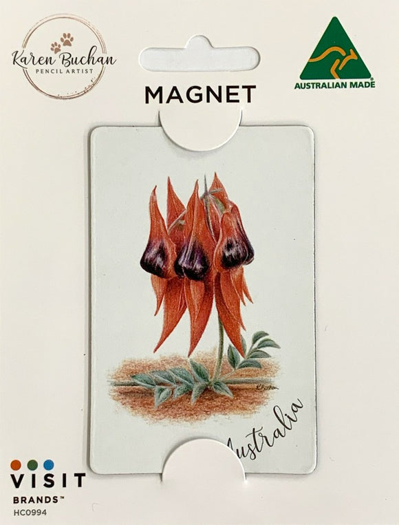 MAGNET FLEXI Sturt's Pea KAREN BUCHAN