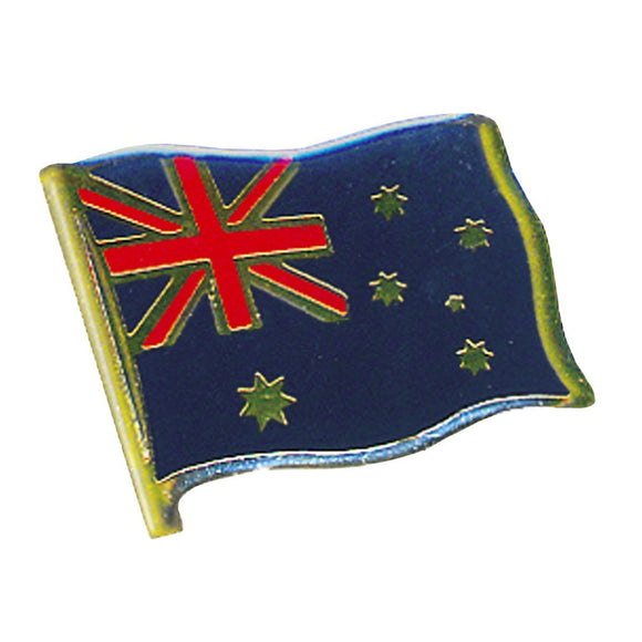 PIN CLUTCH AUSTRALIAN FLAG WAVING