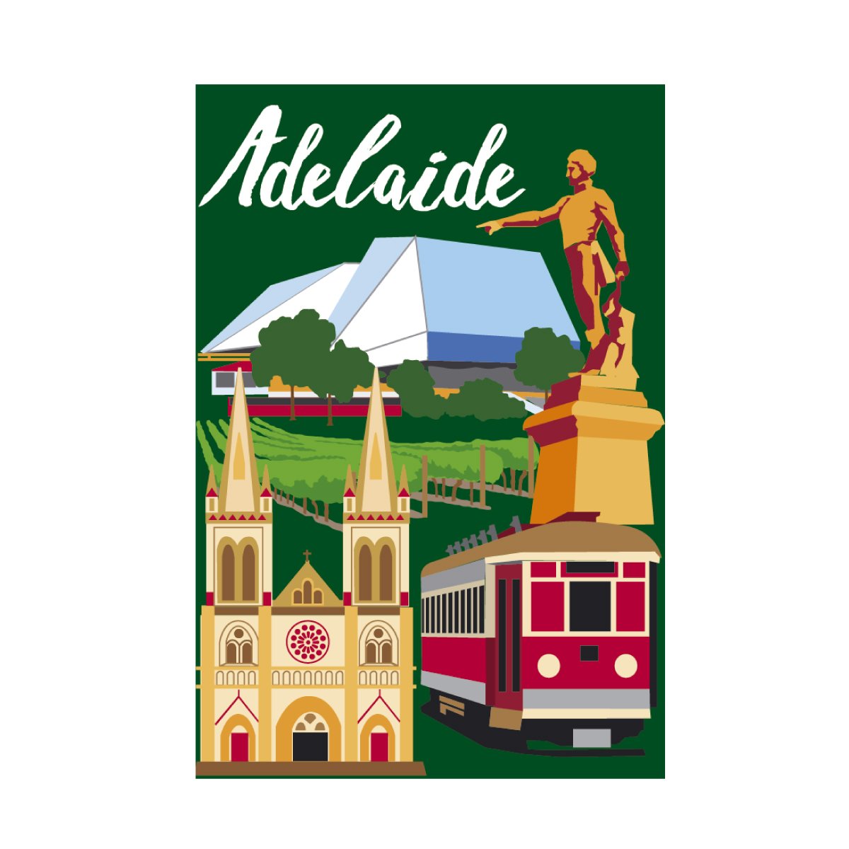 GALLERY MAGNET AUSTRALIAN ICONS ADELAIDE 2 - VISIT Brands