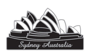 MAGNET METAL SYDNEY OPERA HOUSE CUT OUT