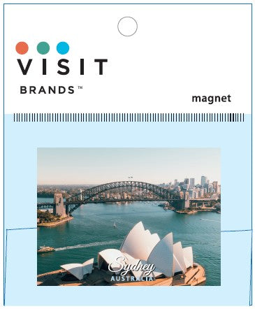 MAGNET WOODEN Sydney Opera House & Bridge Aerial 2