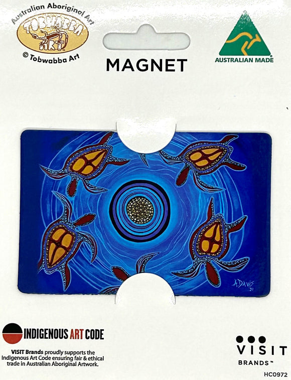 MAGNET FLEXI Turtles by Mandy Davis, TOBWABBA
