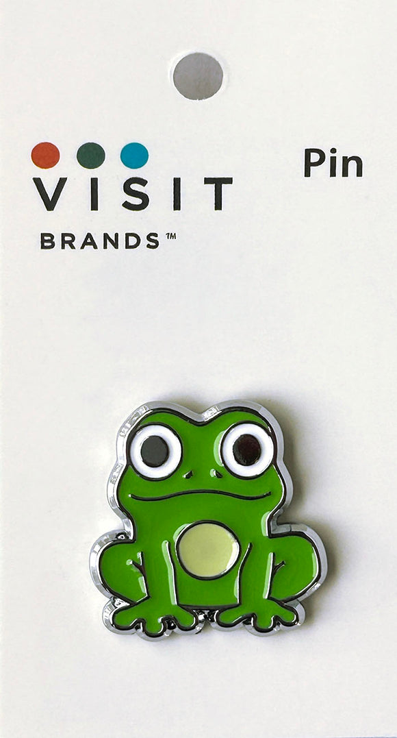 PIN CHROME FROG