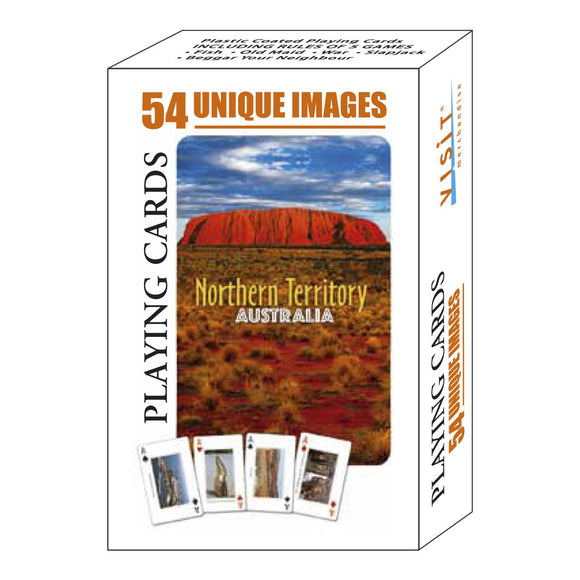 PLAYING CARD SET 54 UNIQUE PICTURES NORTHERN TERRITORY