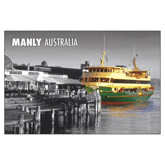 GALLERY MAGNET MANLY Blk/White Coloured Ferry