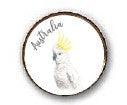 PIN 18MM Cockatoo KAREN BUCHAN