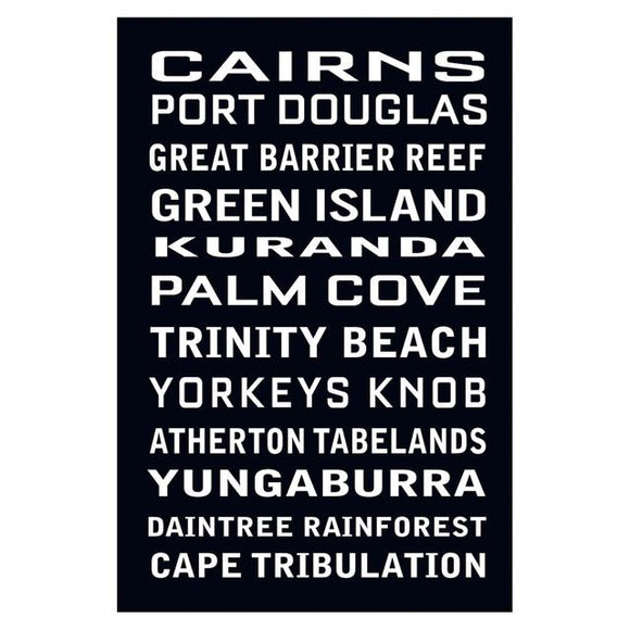 GALLERY MAGNET CAIRNS place names