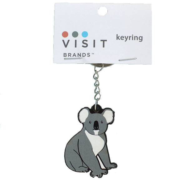 KEYRING WOODEN Koala Sitting