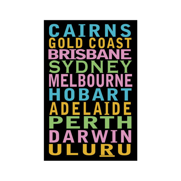 GALLERY MAGNET AUSTRALIA place names