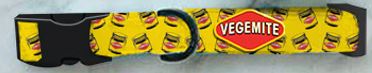 DOG COLLAR VEGEMITE SIZE S 1.5*28-43CM