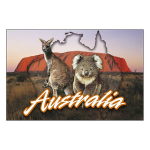 GALLERY MAGNET AUSTRALIA kanga/koala/uluru
