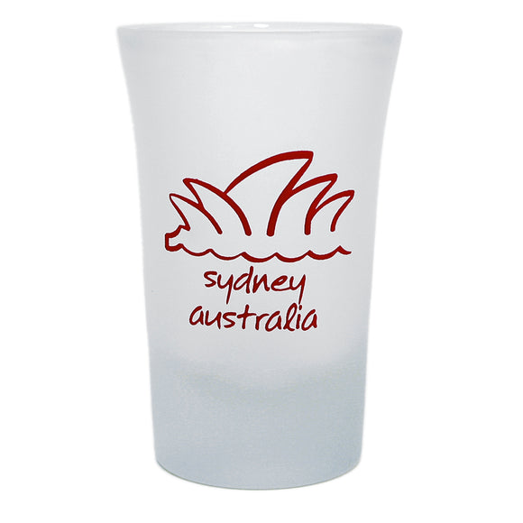 SHOT GLASS FROSTED SYDNEY Opera House