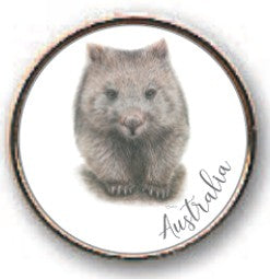 PIN 18MM Wombat 
KAREN BUCHAN