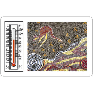 THERMOMETER MAGNET COASTAL by RONNIE POTTER, TOBWABBA