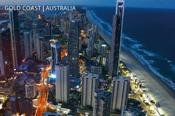GALLERY MAGNET GOLD COAST AERIAL BY NIGHT