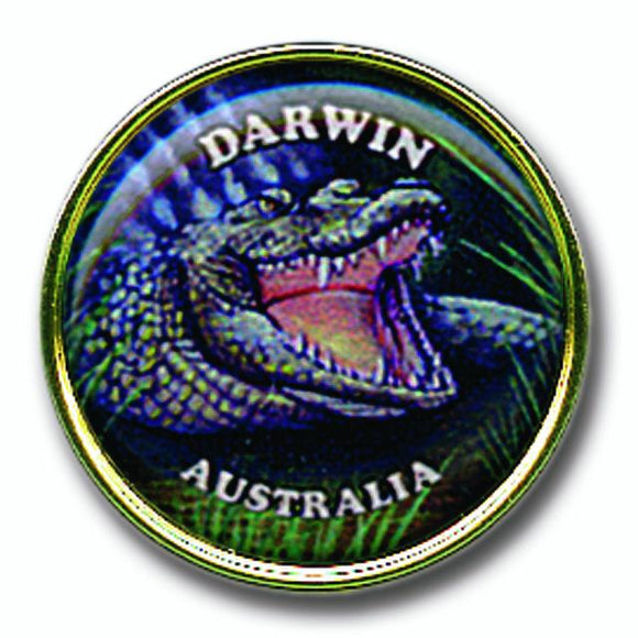 PIN 18MM DARWIN AUST CROCODILE