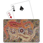 PLAYING CARD GOANNAS by RUSSELL SAUNDERS, TOBWABBA