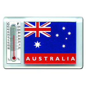 THERMOMETER MAGNET AUST FLAG