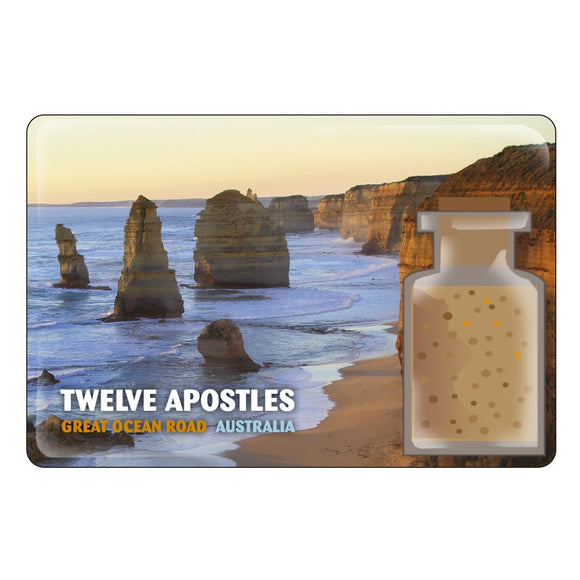 MAGNET RESIN W/BOTTLE TWELVE APOSTLES