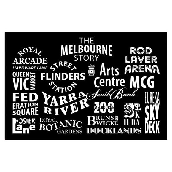 GALLERY MAGNET MELBOURNE STORY place names