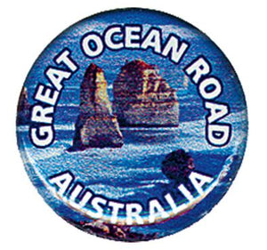 KEYRING WITH CREST GREAT OCEAN ROAD apostles day