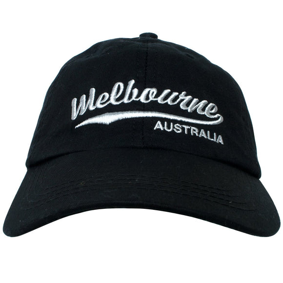 CAP WASHED CHINO BLACK MELBOURNE