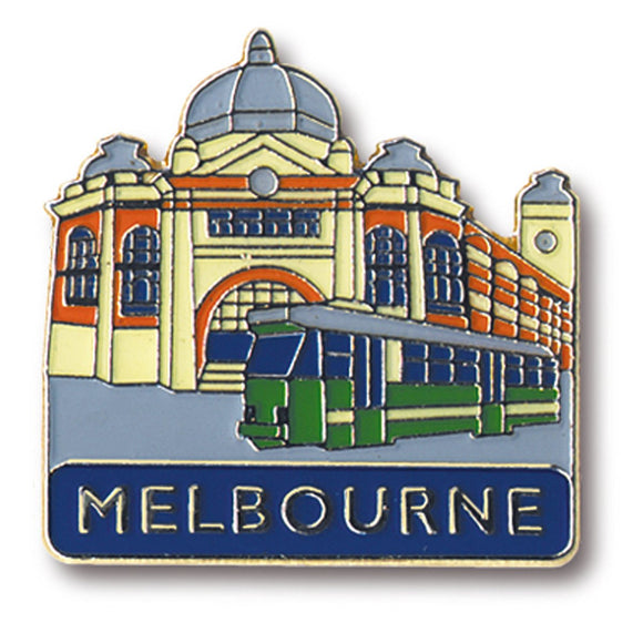 PIN CLUTCH MELBOURNE STATION AND TRAM