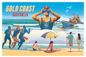 GALLERY MAGNET Gold Coast Retro Lifesavers