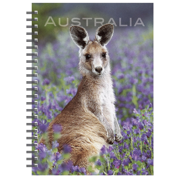 SPIRAL NOTEBOOK AUSTRALIA kangaroo