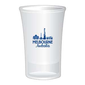 SHOT GLASS FROSTED MELBOURNE City scenes