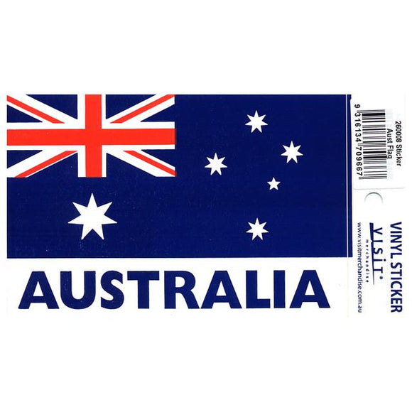 STICKER digital AUSTRALIAN FLAG 80x140mm