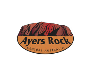 IRON ON LASER CUT BADGE AYERS ROCK CENTRAL AUSTRALIA (AU)